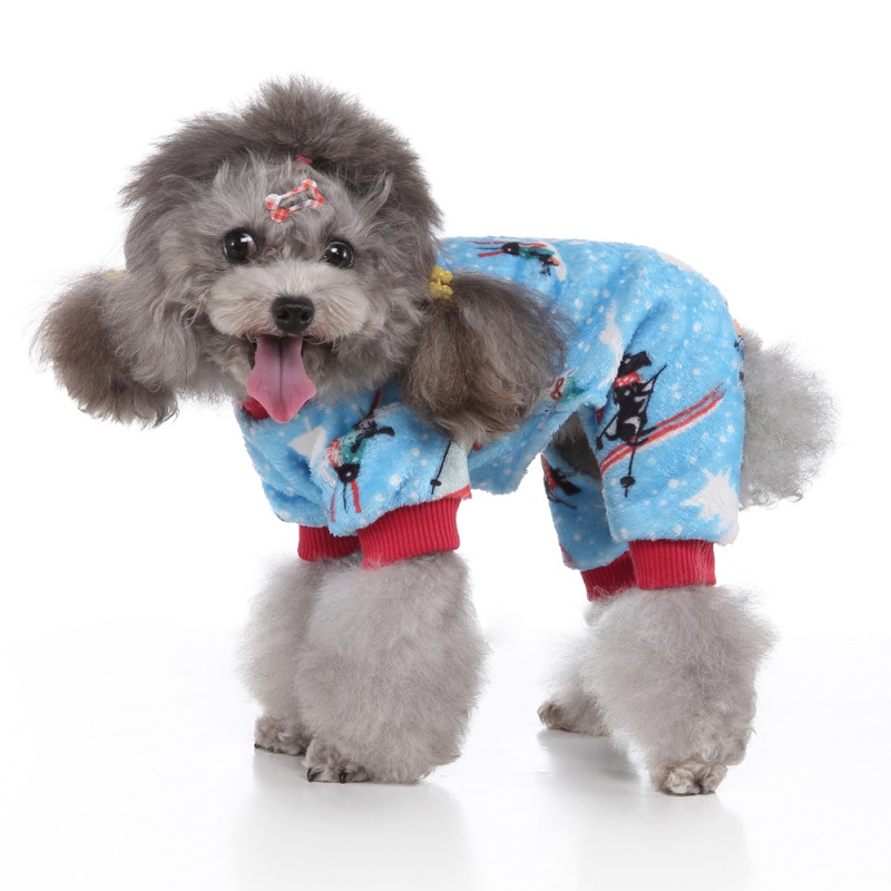 

Pet Cartoon Dog Jumpsuit Soft Pajamas Comfortable Dog Clothes Lovely Pajamas For Small Medium Dogs Puppy Winter Jumpsuits