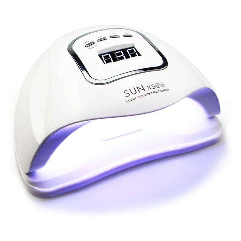 

150W Smart Sensor UV LED Lamp 45LEDs Nail Dryer Polish Sun Light UV Lamp for Drying Gel Polish Manicure Tool, As pic