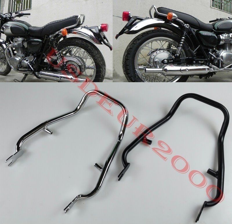 

Rear Passenger Grab Rail Handle Bar for EJ W800 W650 W400 all years Chrome/Black