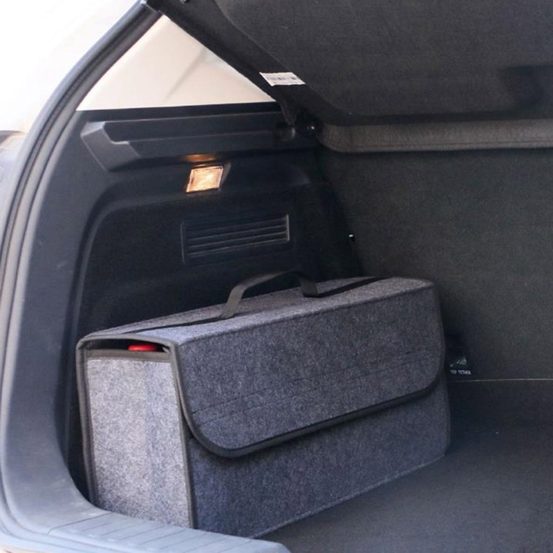 

Multi-Pocket Car Trunk Organizer Car Storage Bag Cargo Container Box Fireproof Stowing Tidying Holder Styling