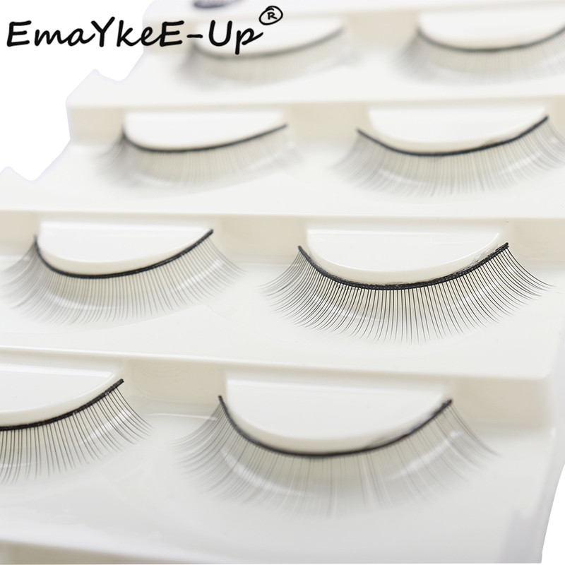 

100 pcs Individual Natural Training Lashes False Eyelashes For Beginners Teaching Lashes Eye Extension Practice Tools