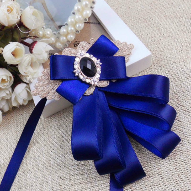 

New Fashion Male Men's Unisex Business Formal Suit Shirt Korean Britain Wedding Groom's Accessories Gifts Handmade Bowtie