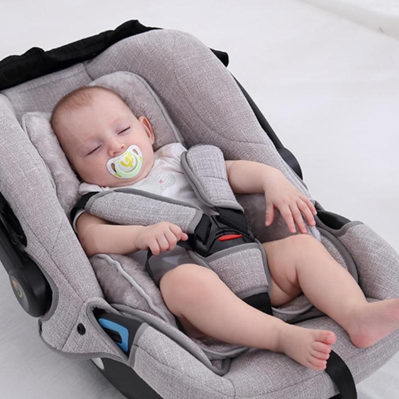 

Portable Infant Baby Stroller Seat Excellent Comfort PV Velvet Polyester Filling Cushion Liner Mat Head Body Support Pad