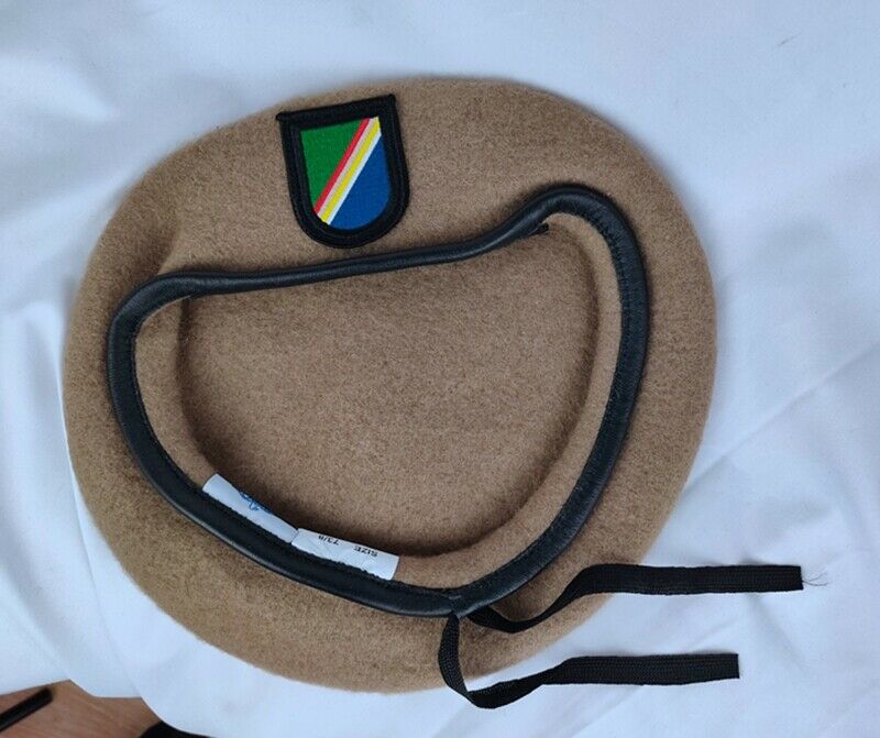 

Berets US ARMY 75TH RANGER REGIMENT WOOL KHAKI BERET CAP Copy Store, As pic