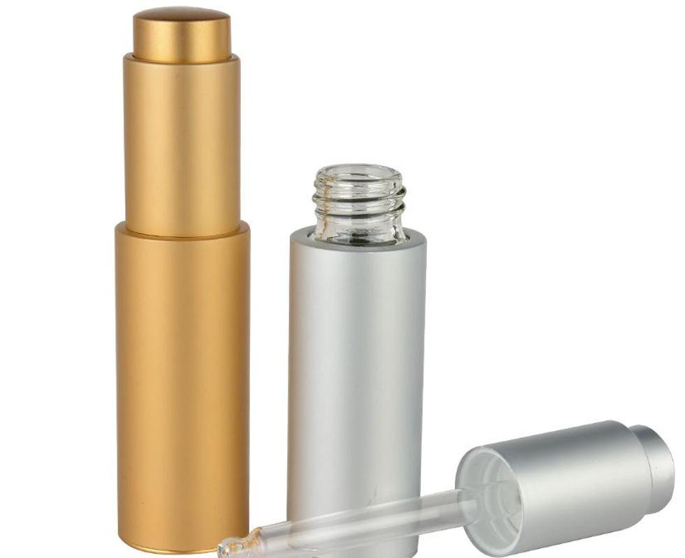 

2020 Wholesale hot sale New 20ml electrochemical aluminum dropper essential oil bottle fast free shipping SN309