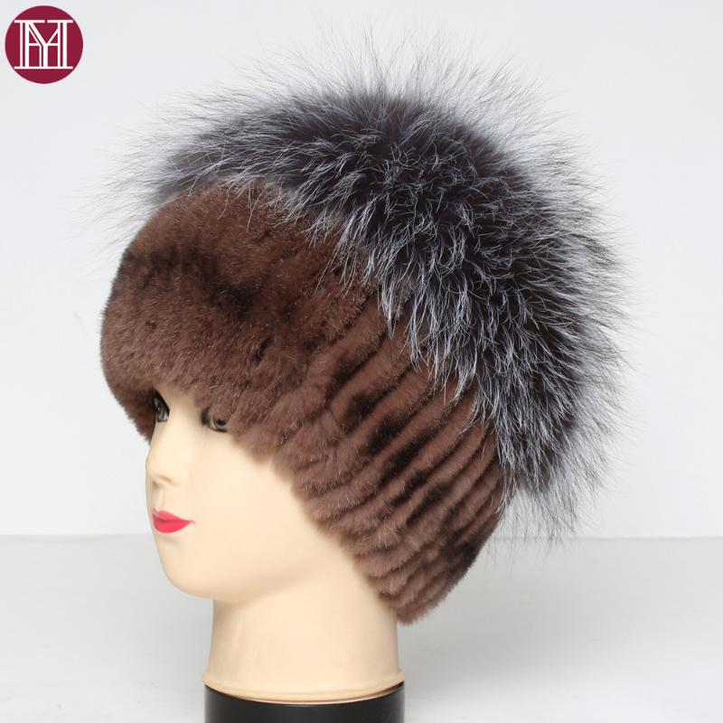 

2020 New Fashion Lady 100% Genuine Rex Fur Hat Winter Warm Natural Real Rex Fur Hat Good Elasticity Caps, Color 2