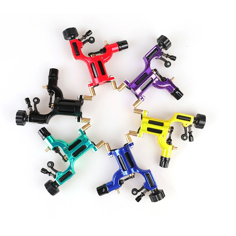 

New Dragonfly Rotary Machine Shader and Liner Tattoo Machine 6 Colors New Artist Motor Lining Kit DHL Wholesale