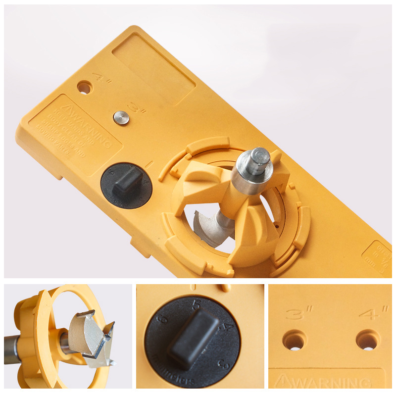 

35mm Cup Style Hinge Jig Boring Hole Drill Guide Forstner Door Hole Template Wood Cutter Carpenter Woodworking Tools