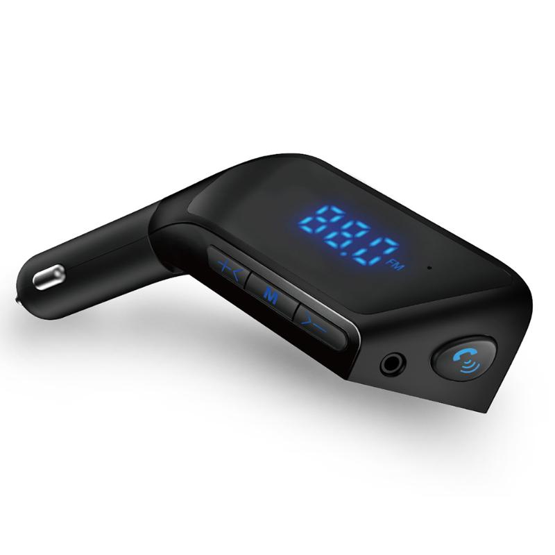 

Car Lighter Bluetooth 4.1 Dual USB Intelligent Interior Hands Free Universal LED Display Multifunctional Voltage Detection