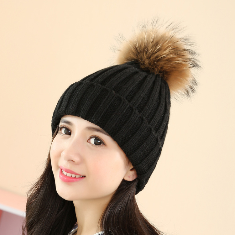 

Beanie/Skull Caps Fashion Women Casual Solid Sleeve Head Cap Female Wholesale Arrival Knitted Hat Beanie Hats, White