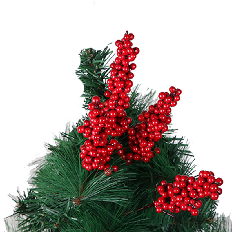 

3PC 6PC Christmas Decoration Simulation Foam Red Fruit Berry String DIY Xmas Tree Decoration Accessories, 3pcs