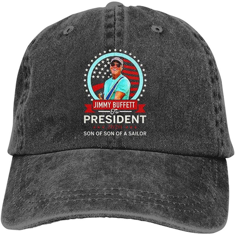 

Jimmy Buffefor President 2020 Son of Son of A Sailor Unisex Vintage Cowboy Hat Adjustable Casquette Baseball Cap Black
