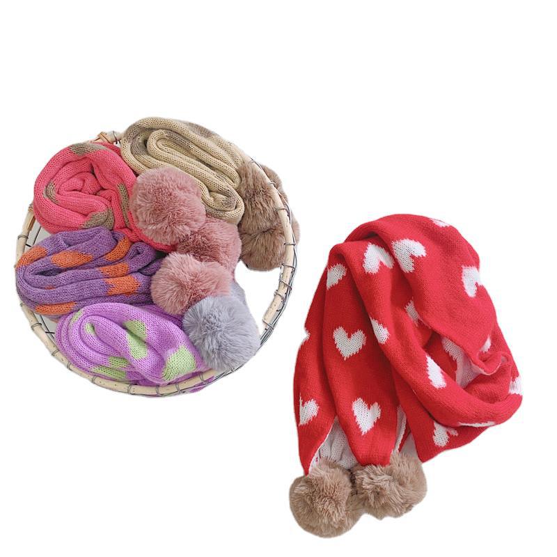 

2020 Autumn Winter Children Scarf Boys Girls Warm Long Scarf Collar Kids Girl Shawl Casual Wool Knitted Child Neck Warmer