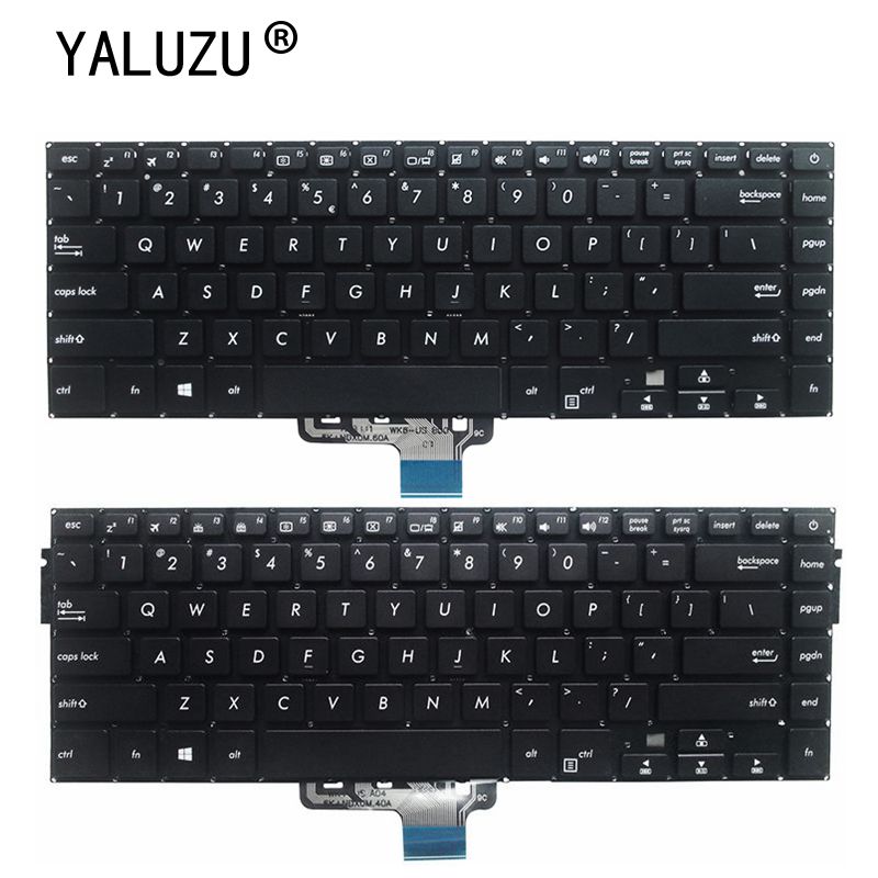 

YALUZU New US Laptop keyboard For ASUS VivoBook X510 X510U X510UA X510UN X510Q X510QA X510QR A510U F510U UK505B English