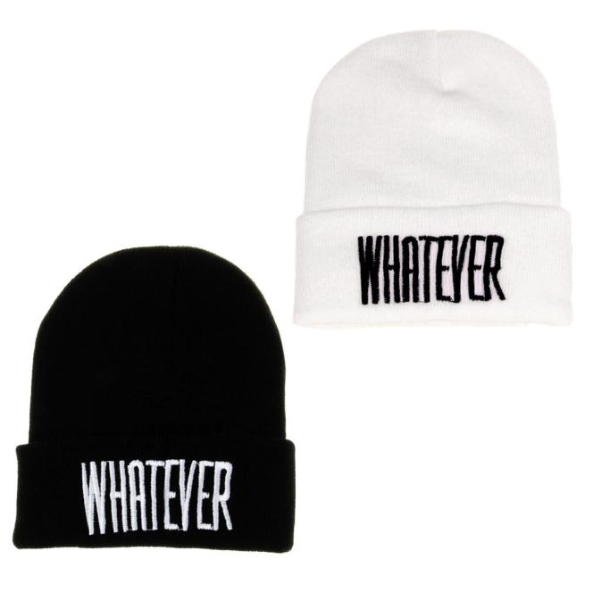 

Beanie/Skull Caps Beanies Cap Letter Embroidery Warm Hat Knitted Hats Hip Hop Men Women Lovers Street Dance Bonnet Skullies Black White #T1P