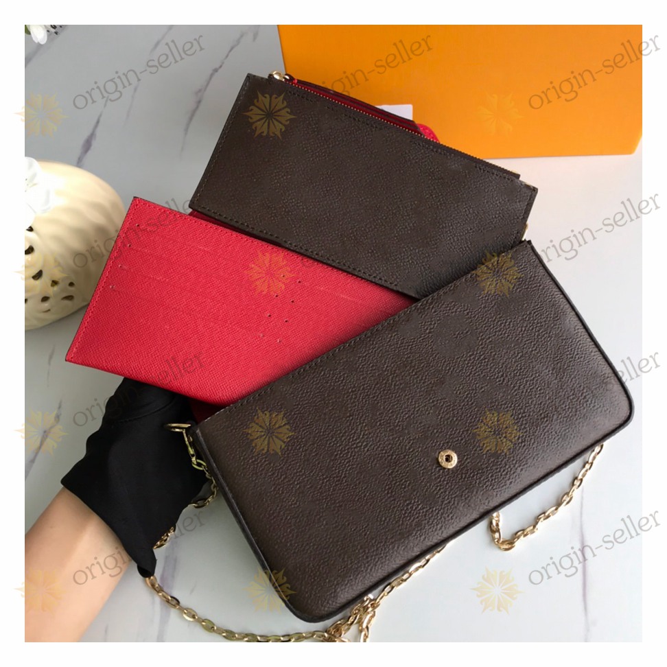 

Original Women Leather Bags Handbags Ladies Handbag Fashion Tote Bag Women's Bags Backpack Ladies Shoulder Bag Three-piece suit LE, Extra cost