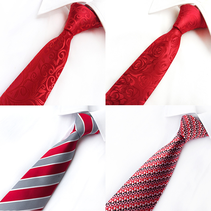 

Neck Ties Linbaiway 8cm Polyester For Men Formal Business Tiies Wedding Gift Tie Bridegroom Party Cravat Custom Logo