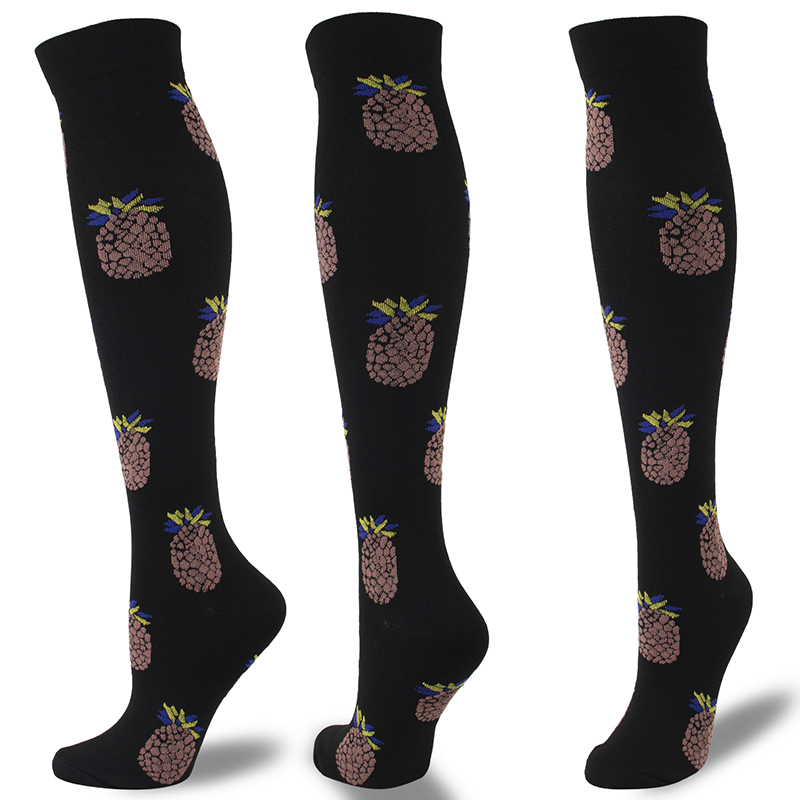 

Running Compression Stockings Pressure Varicose Vein Stockings Leg Support Stretch Pressure Blood Circulation Knee High, Ysz03-white