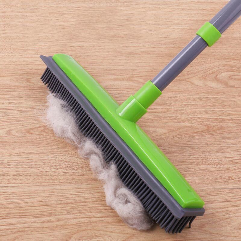 

Multifunctional broom magic rubber besom cleaner pet hair removal brush home floor dust mop carpet sweepe
