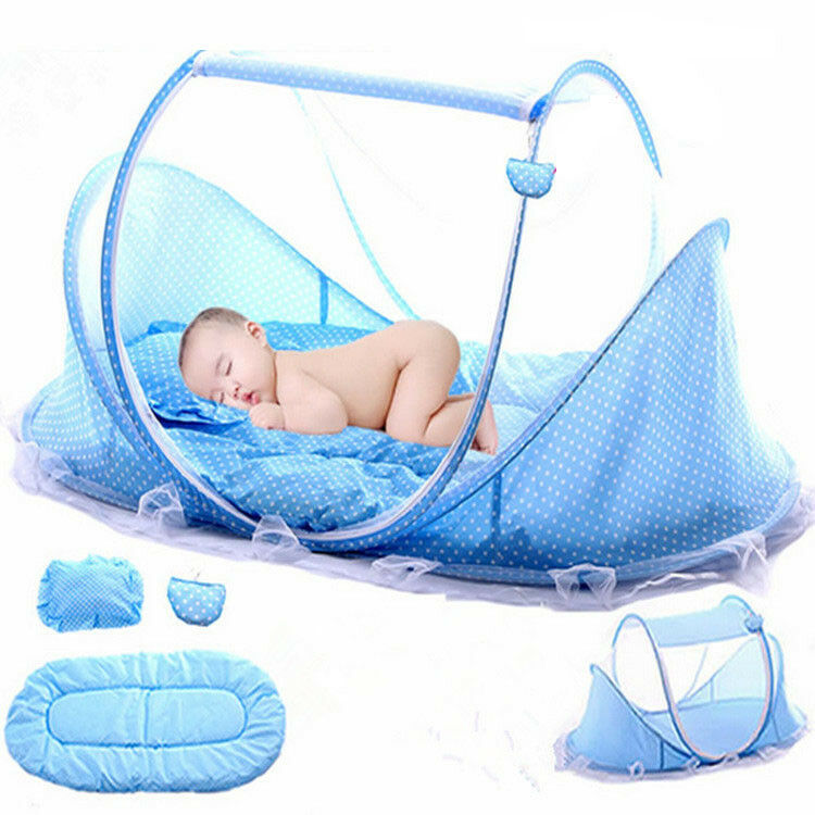 

Mosquito Net Summer Infant Baby Crib Netting Bed Insect Cradle Foldable Born Bedding Protection Mesh