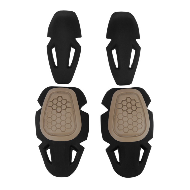 

4pcs/set Hunting Protective Gear Knee Pads Elbow Pads Paintball Skate Scooter Kneepads Sports Safety Guard z