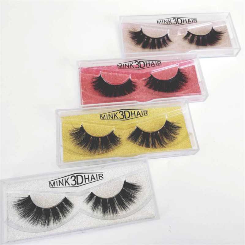

LOVE THANKS Wholesale 50 pairs Faux Mink Eyelashes with Individual Box Full Strips False Lashes 44 styles F Series Lashes