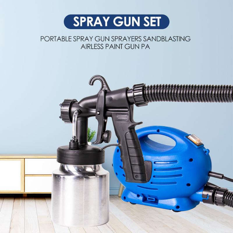 

Portable Spray Gun Sprayers Sandblasting Airless Paint Gun Painting Tools