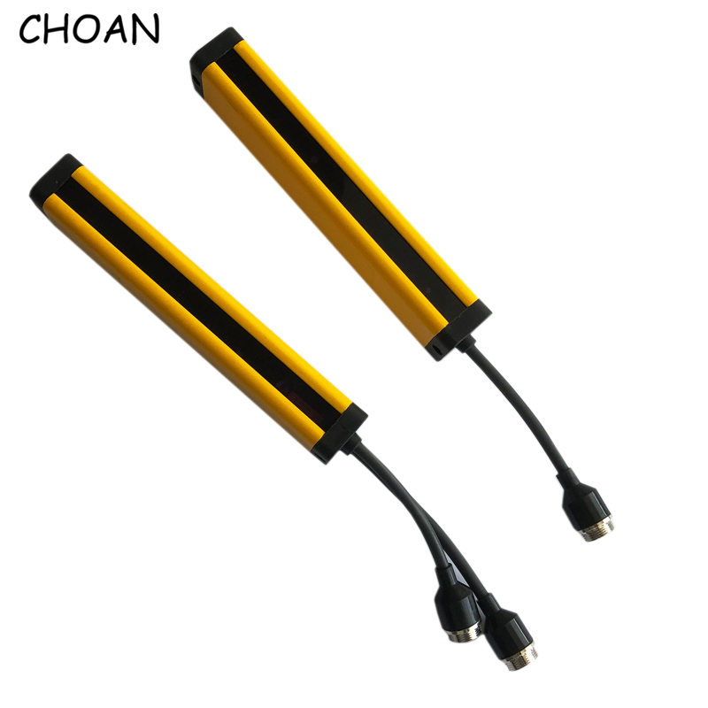 

CHOAN SS4012T 40mm 12 beams DC Photoelectric protecter Infrared sender receiver Safety light curtain sensor Safety grating punch