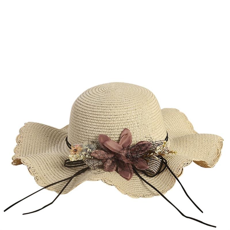 

CHANSGEND Women's Fashion Summer Beach Hat Outdoor Sunscreen Straw Hat Summer UV protection Comfort Caps, Ny