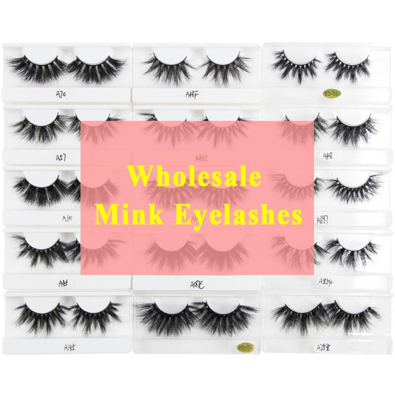 

20 pairs Wholesale 25mm Lashes Bulk Soft Mink Eyelashes Handmade Dramatic 3D Mink Lashes Cruelty Free Makeup False Eyelashes