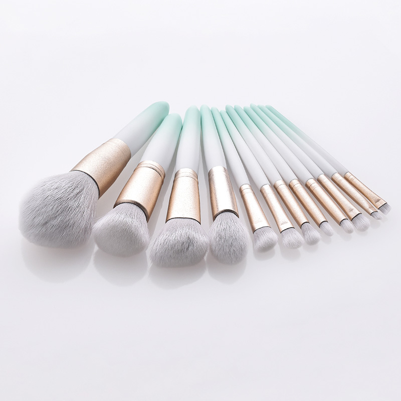

2020 12pcs Makeup Brush Set Nylon Brush Hair Wood Handle Cometics Tools for Women