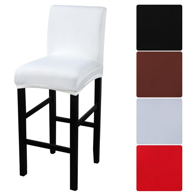 

Chair Cover Solid Seat Covers for Bar Stool Chairs Slipcover Hotel Banquet Decoration