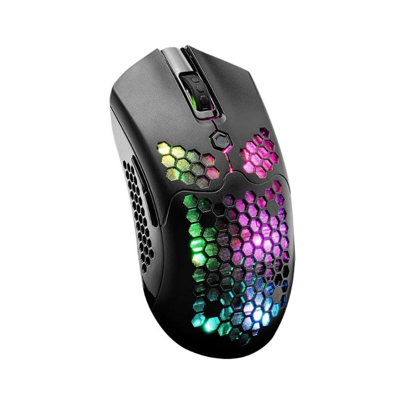 

X2 2.4G Wireless gaming Mouse Bluetooth Dual Mode RGB Wireless Hollow-out Mouse for Laptops Computers