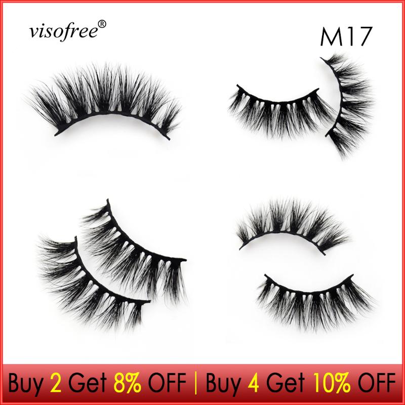 

Visofree Eyelashes 3D Mink Lashes New lashes Cruelty free Mink Eyelashes Extension Natural Long False Makeup
