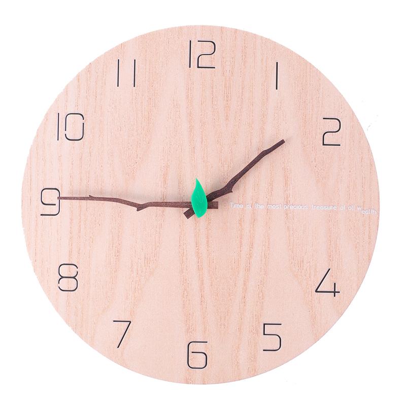 

30cm Acrylic Wood Grain Wall Clock Annual Ring Wall Clock Mute Quartz Wood Grain Timer Household Home Decor