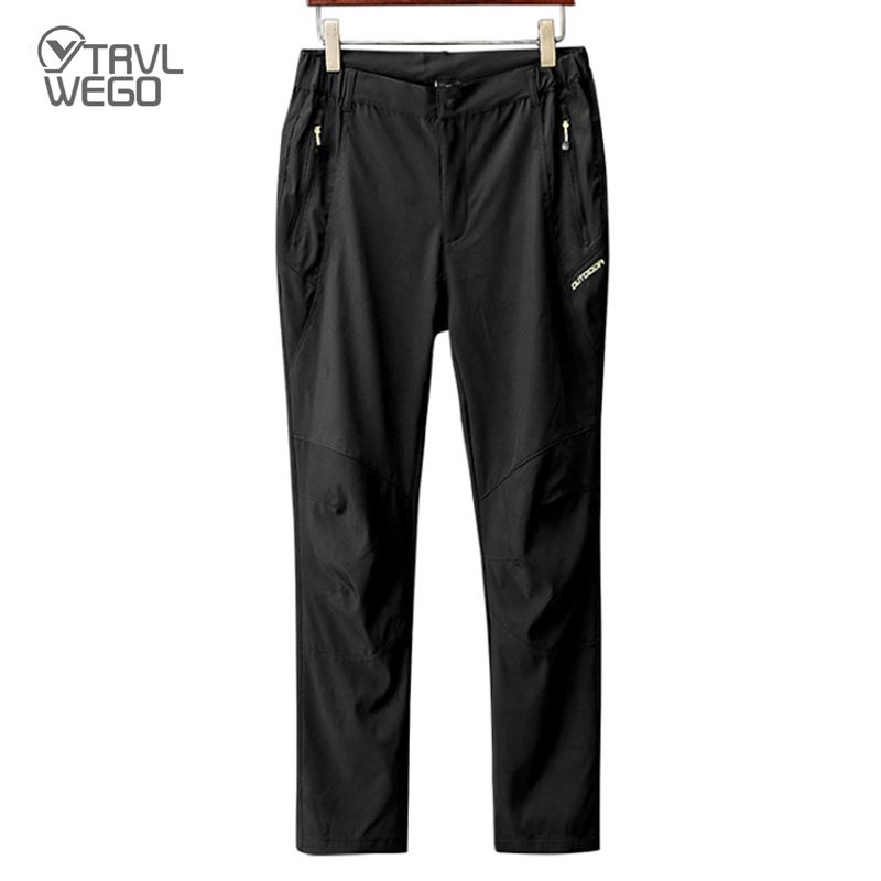 

TRVLWEGO Outdoor Summer Hiking Pants Men Waterproof Trousers Quick dry Tactical Hunting Mountain UV-proof Fishing Pant, Men black