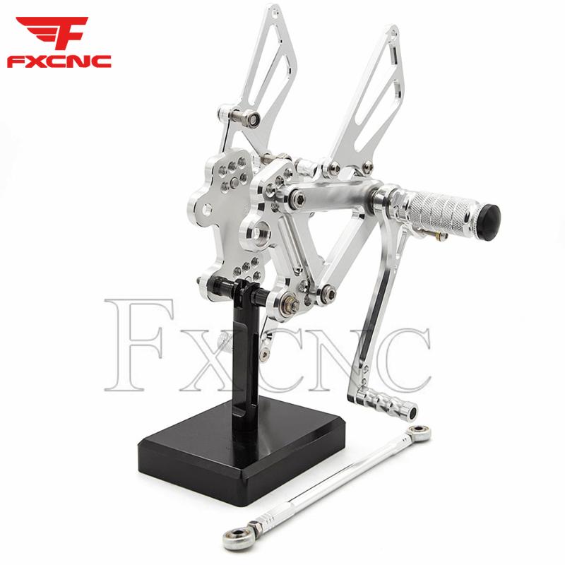 

For ZX7R 1996-2003 Adjustable Aluminum Motorcycle Rearset Footrest Footpeg Rear Set High Quality Footrest Foot Peg