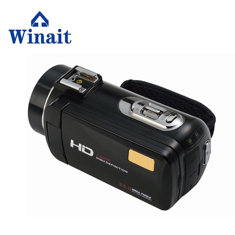 

Portable Camcorders 1080P Digital Video Camera Full HD 24 MP 3.0" Touchscreen WiFi Remote Professional Camcorder, Black