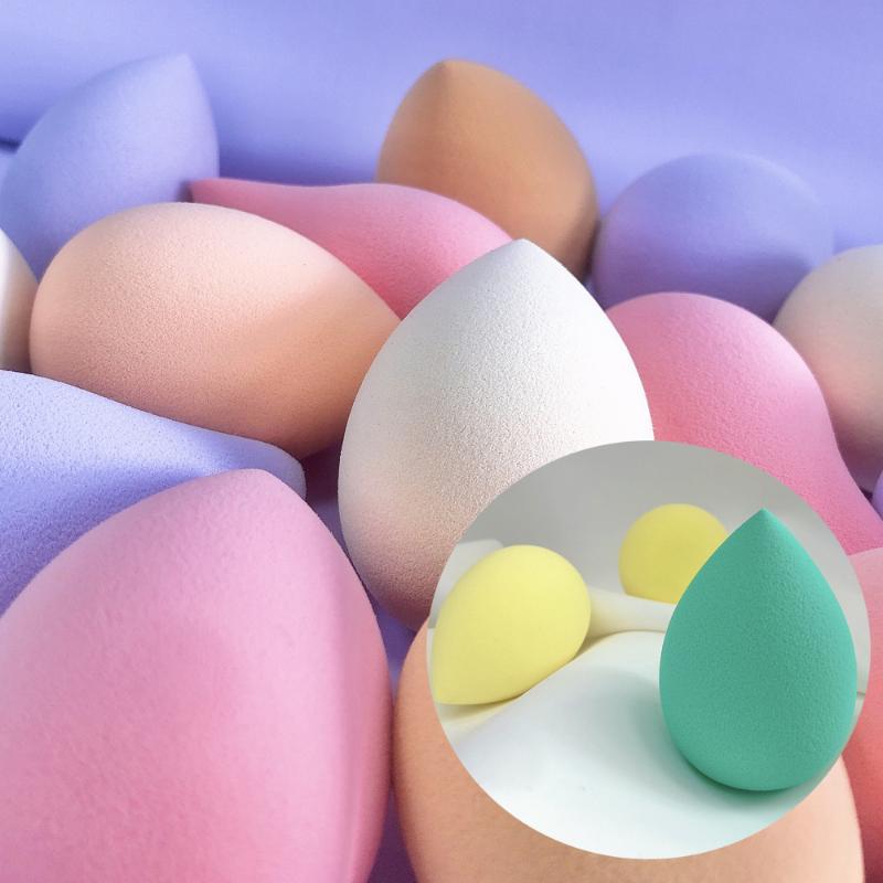 

6 color Water Drop Makeup Sponge Cosmetic Puff Facial Powder BB Cream Cosmetic Puff Blending Foundation Sponge
