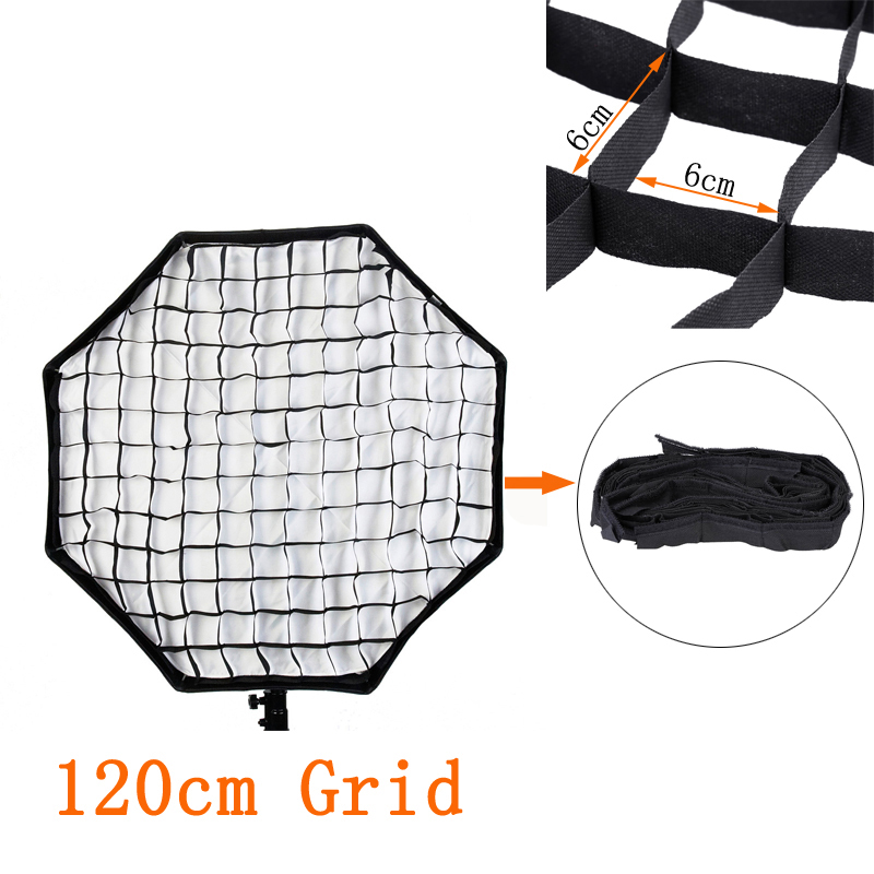 

Photography Octagon 120cm Softbox Honeycomb Grid For Photo Studio Soft Box