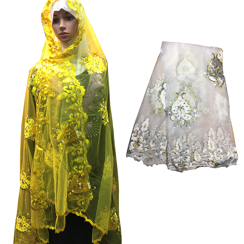 

Fashion New Floral Shawl Chiffon cotton Wrap Mesh Headdress Embroidered With Diamond Big Szie Scarfs For Ladies Muslim Scarves