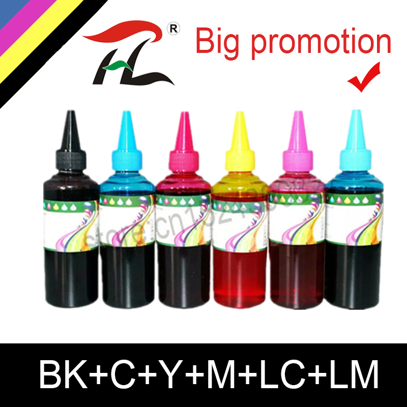 

HTL 600ml Refill Dye Ink Kit for for Canon Brother Lexmark Printer CISS Ink