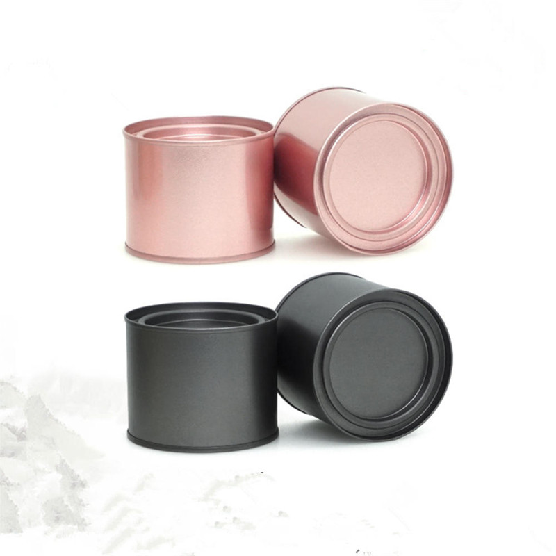 

250ML Tea Can Tins Pot Jar Comestic Containers Portable Seal Metal Can Kitchen Candy Jar Tea Coffee Box