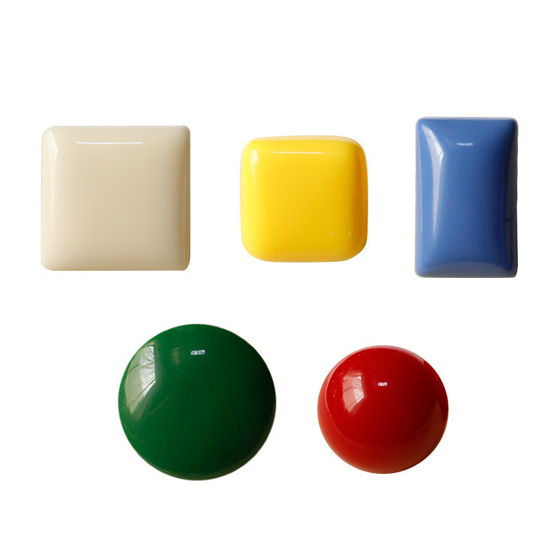 

1 Pair Cute Candy Colors Rectangle Round Stud Earrings Personality Colorful Party Simple Stud Earrings For Women Jewelry E549-T2