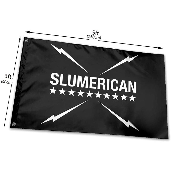 

Yelawolf Slumerican Flag 150x90cm 3x5ft Polyester Club Team Sports Indoor With 2 Brass Grommets,Free Shipping