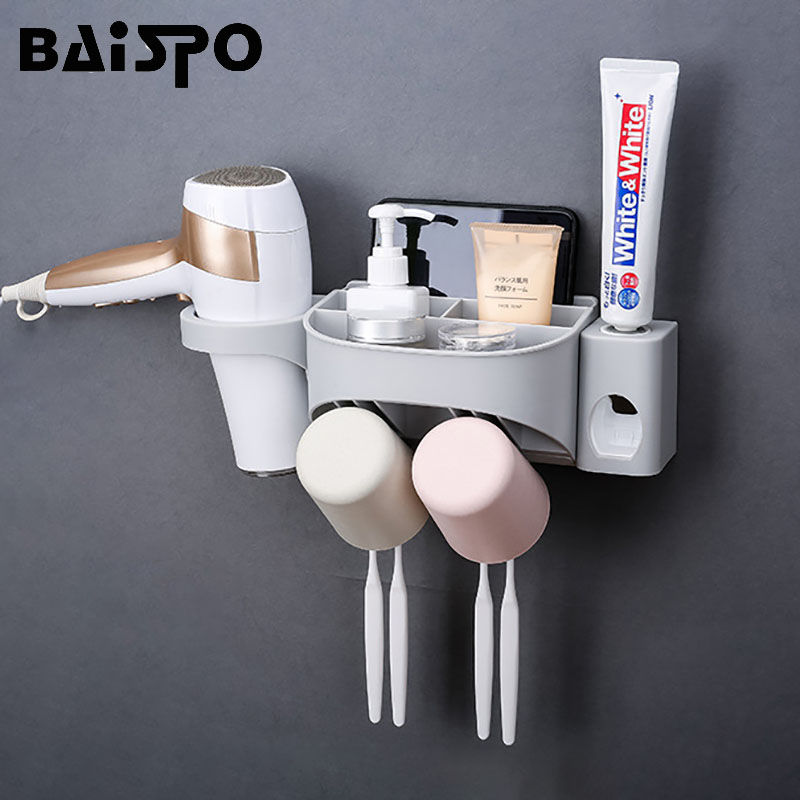 

bathroom accessories toothbrush holder eco friendly products set toothpaste dispenser banyo aksesuarlari badkamer kit banheiro