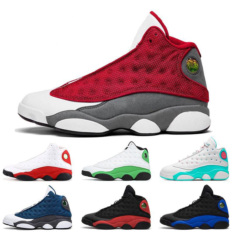 

2020 New Red Flint 13 Jumpman 13 Women Mens Basketball Shoes 13s Hyper Royal Bred Chicago Lucky Green Mens Trainers Sports Sneakers, 21