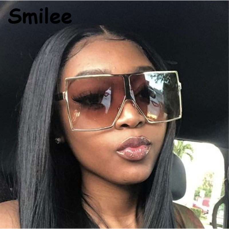 

Oversized Square Women Sun Glasses 2020 luxury Eyewear Eyeglasses Alloy Frame Mirror Lens UV400 Shade Fashion Driving New