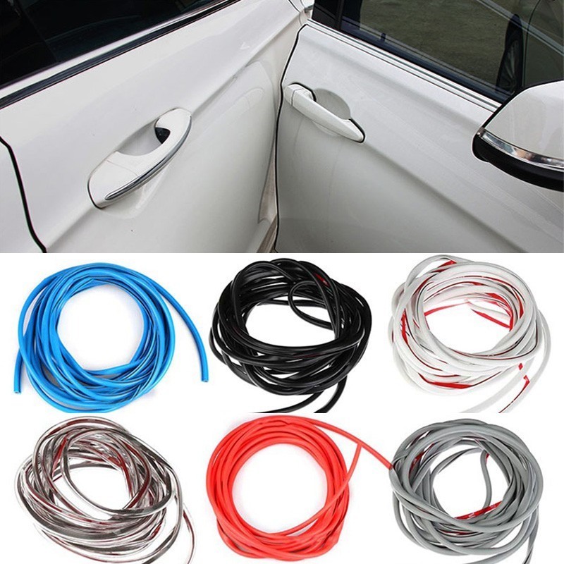 

Universal Car Door Edge Rubber Scratch Protector 5M Moulding Strip Protection Strips Sealing Anti-rub DIY Car-styling
