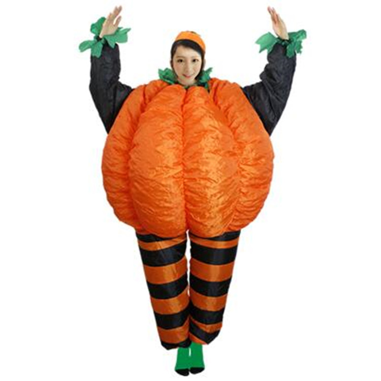

Cosplay New Pumpkin Inflatable Clothing Adult Role Play Party Supplies Photographic Prop Annual Meeting Carnival Party Unisex, Black